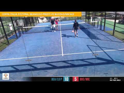 Ricc Padel Brolo: Coppa Italia FIT/TPRA Beano/ Lo Presti vs Bucolo/Micale 06/03/2022 ore 11.00