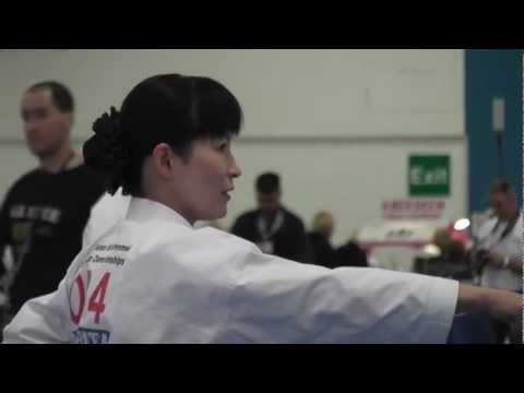 JKS Karate World Championships 2011 Scotland - Ohnishi Naoko Unsu