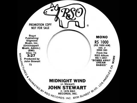 1979 John Stewart - Midnight Wind (mono radio promo 45)