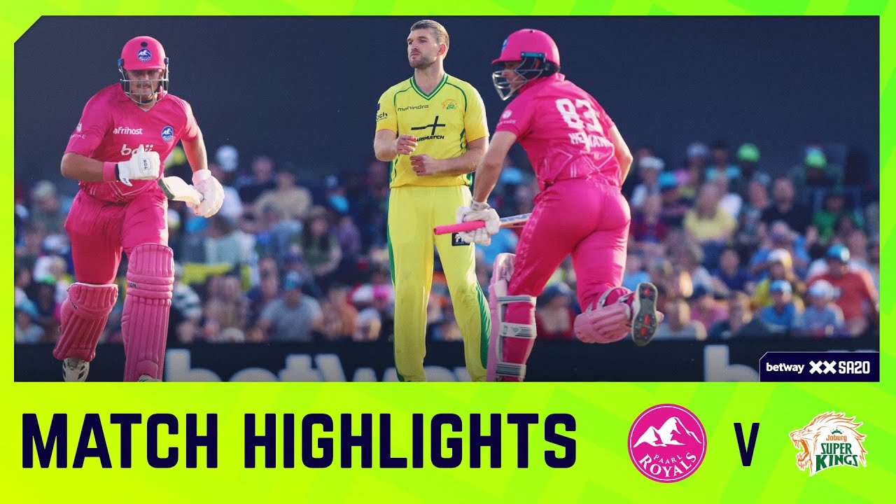 Paarl Royals vs Joburg Super Kings | Eliminator Highlights