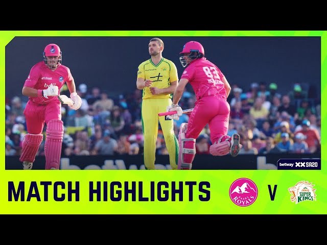 Paarl Royals vs Joburg Super Kings | Eliminator Highlights