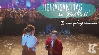 HEIRATSANTRAG BEI KRAFTKLUB ♡  I  Westfalenhalle Dortmund  I  Verlobung