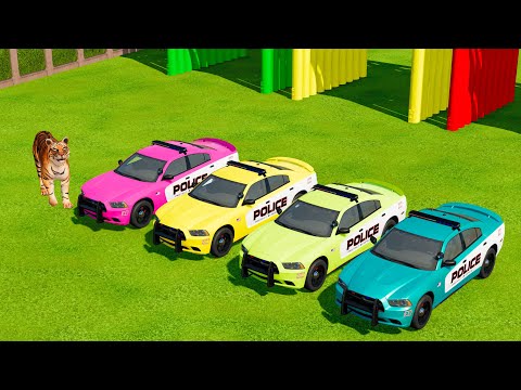 TRANSPORTING VALTRA VS CASE VS CLAAS TRACTORS WITH VOLVO TRUCKS - FARMING SIMULATOR 22 #112