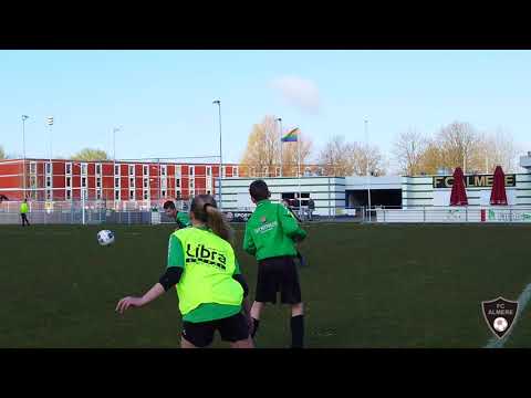 FC Almere - JO12-2 tegen MO13-1, zaterdag 17 april 2021