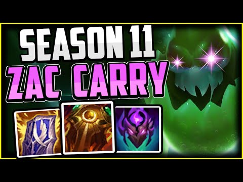 How to Play Zac Jungle & CARRY LOW ELO | Best Build & Runes - Zac Commentary Guide