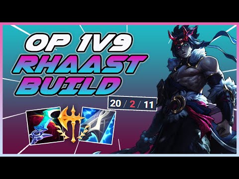 This might be the MOST OP and fun RHAAST BUILD | S13 LETHALITY RED KAYN | League of Legends