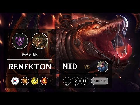 Renekton Mid vs Yasuo - KR Master Patch 9.6