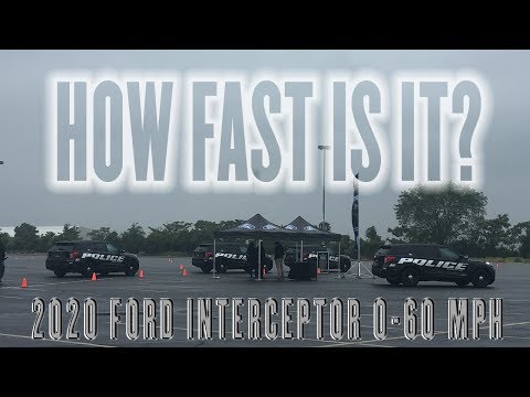 Thumbnail for 2020 Ford Police Interceptor 0-60 MPH - 3.0L / EcoBoost V6 3.3L Hybrid V6 / 3.3L V6 by rall, rally