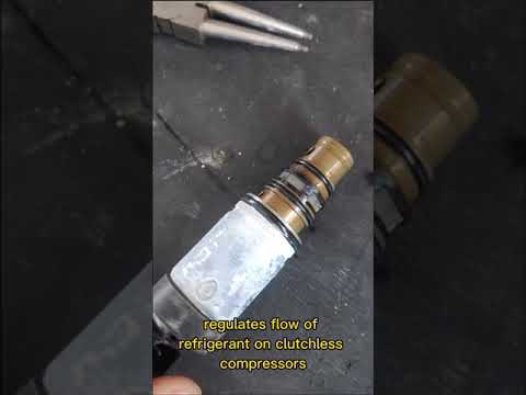 Replacing Hyundai Accent AC Compressor ECV