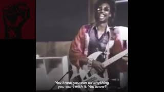 Bootsy Collins Explaining &#39;ON THE ONE&#39;...THE FIRST RULE OF FUNK