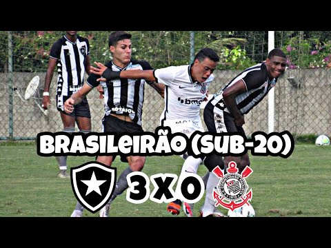 Botafogo 3 x 0 Corinthians - Melhores Momentos - Brasileiro (Sub-20) 2020