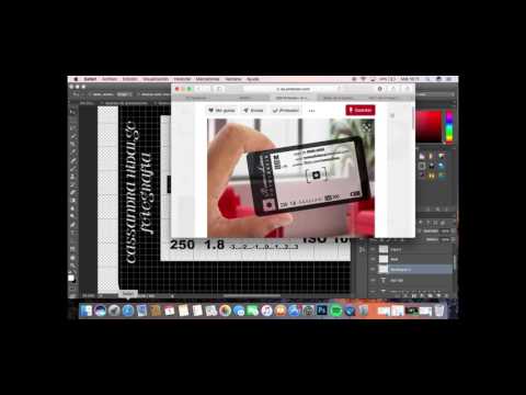 Como hacer tarjetas de presentación para fotógrafo como si fuera una cámara