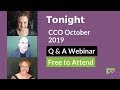 CCO October 2019 Webinar Topics |  REGISTER BELOW