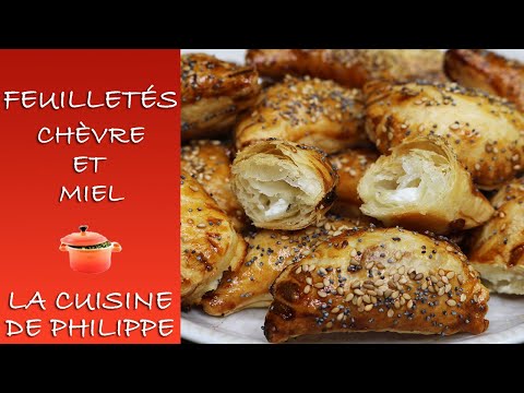 Feuilletés chèvre et miel
