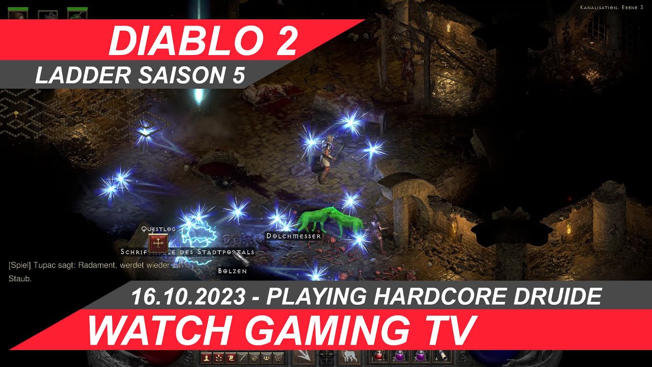 #diablo2resurrected Druide Ladder Saison5 Hardcore PART06 #GAMEPLAYS #DEUTSCH