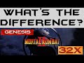 What S The Difference Mortal Kombat 2 Sega Genesis Vs 32X