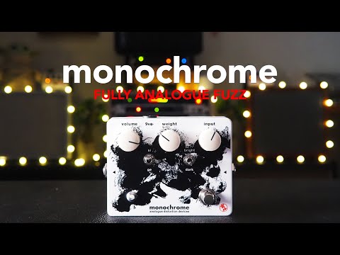 monochrome pedals fuzz one Germanium Silicon Analogue Fuzz image 2