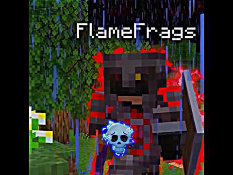 Flamefrags Aura...🗿💀 #minecraft #flamefrags #edit