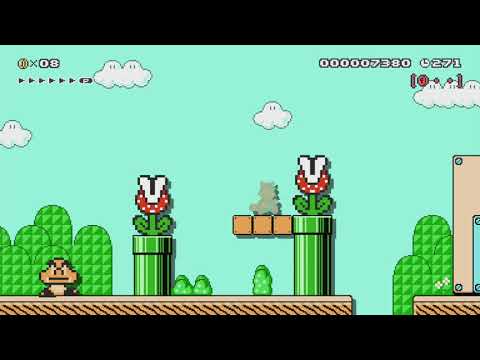 SMB3 Remix (4-6) by Nasetto BG - Super Mario Maker - No Commentary 1br