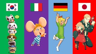 Cartoon From Different Countries | Pt.17