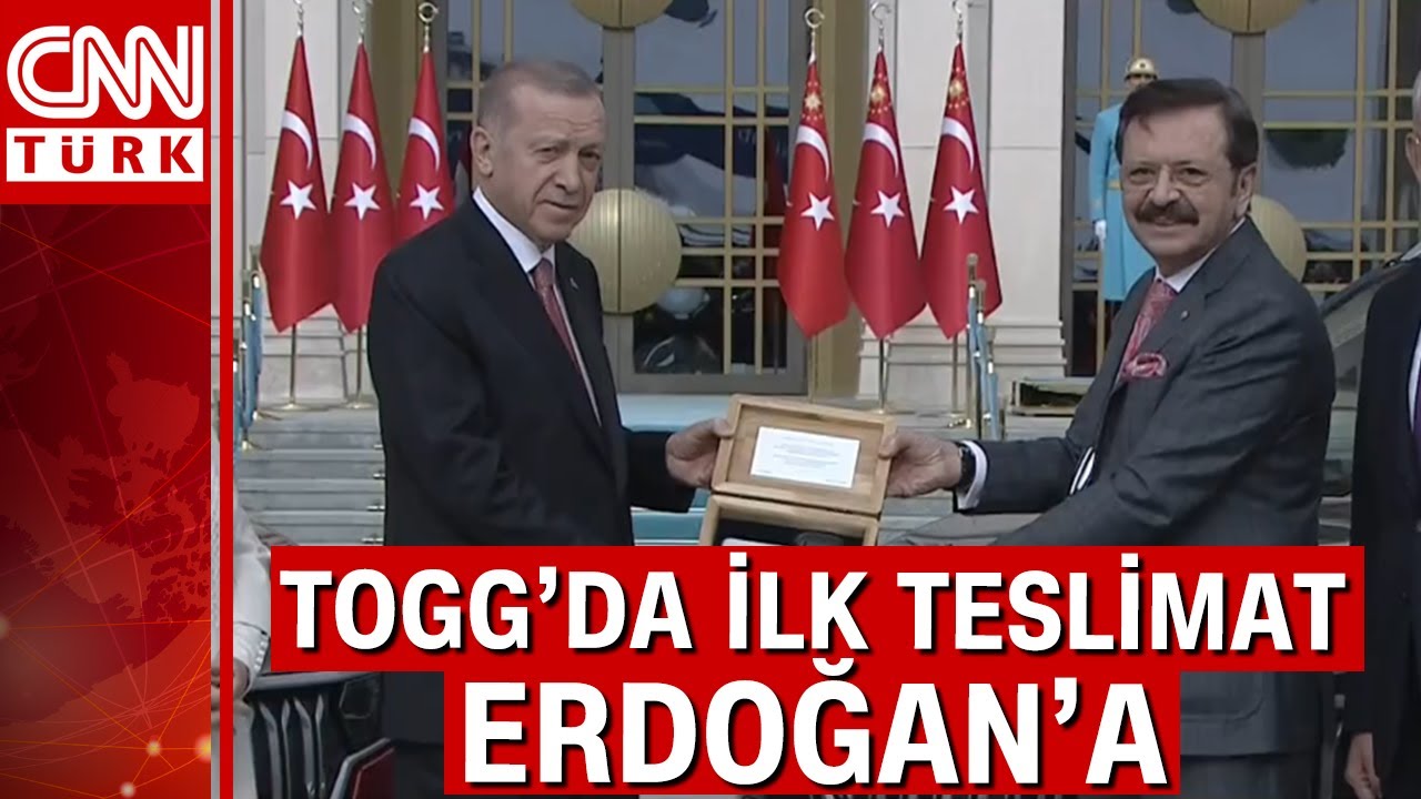 Türkiye için tarihi gün! İlk Togg, Erdoğan ailesine teslim edildi