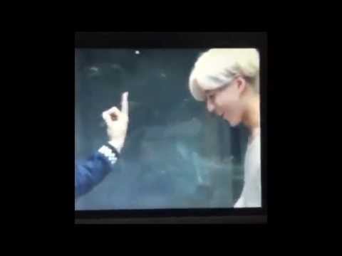 [FANCAM] 150518 Taemin's reaction to Minho's provocation @BlueNight