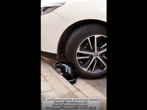 Car Crash test &Hammer test on bilt motorcycle helmet  ?  cheap or good ,who broken first ?