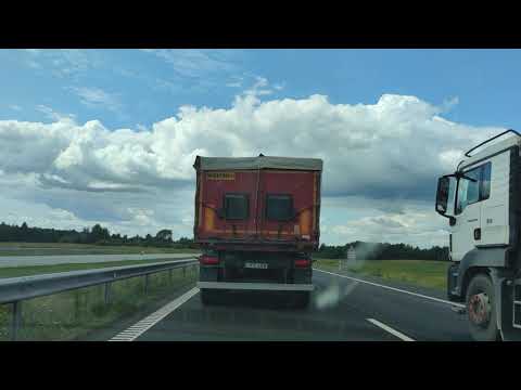 Driving KAUNAS - KLAIPEDA, Lithuania || Lithuan 🇱🇹