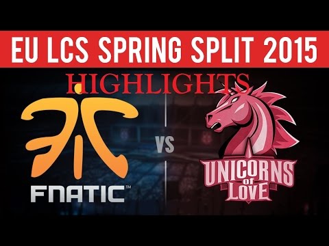 HIGHLIGHTS  - Fnatic vs Unicorns of Love - LCS EU Summer 2015 Week 9 Day 2 - FNC vs UOL W9D2
