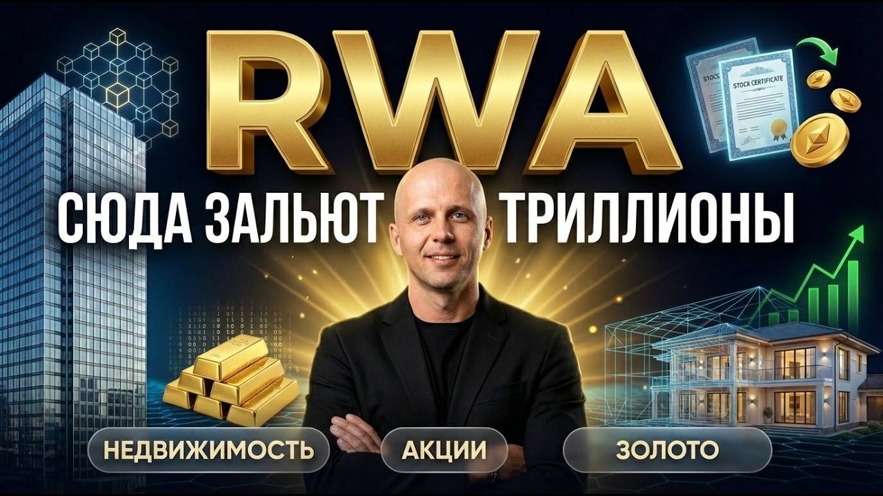🚨BLACKROCK, JPMORGAN И GOLDMAN SACHS СКУПАЮТ ЭТО — Почему RWA СтанетТрендом №1 в Крипте