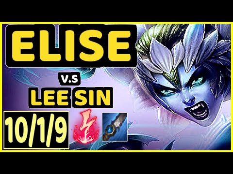 TURTLE (ELISE) vs LEE SIN - 10/1/9 KDA JUNGLE GAMEPLAY - BR Ranked DIAMOND