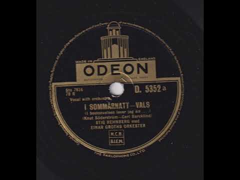 STIG REHNBERG MED EINAR GROTHS ORKESTER - I SOMMERNATT