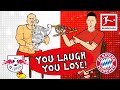 You Laugh, You Lose Challenge I RB Leipzig vs FC Bayern München I Powered by 442oons