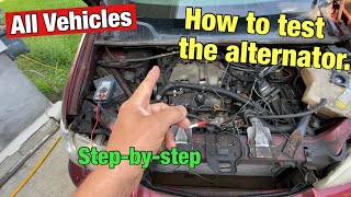 How to test an alternator. (Step-by-step)