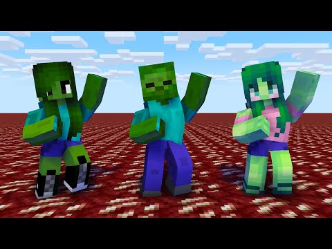 MONSTER SCHOOL | K/DA - POP STARS ZOMBIE FAMILY | MINECRAFT ANIMATION
