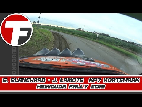 Onboard | S. Blanchard - J. Lamote | KP7 Kortemark | Hemicuda Rally 2019