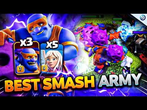 SUPER BOWLER Smash is OP + EASY in RING BASE META | TH16 Legend Attacks Clash of Clans