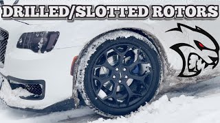 I Got Drilled/Slotted Rotors for my Chrysler 300s! Chrylser 300s Mods