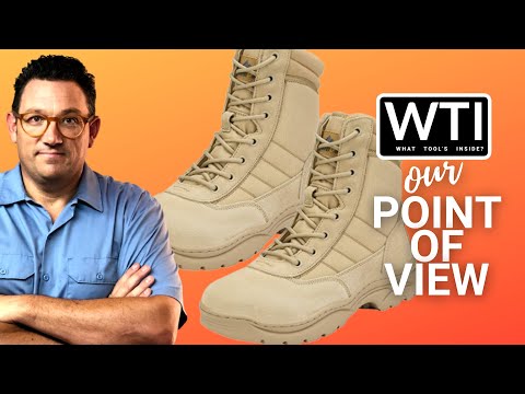 NORTIV 8 Men's Motorcycle Combat Boots - WTI product video review