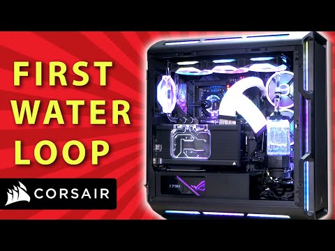 The ALL CORSAIR Custom Water Cooled RGB Gaming PC Build! (Hydro X Series)