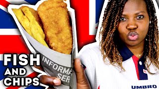 FISH AND CHIPS 🇬🇧 (Poisson Pané Maison + Frites, STREET FOOD Anglaise)