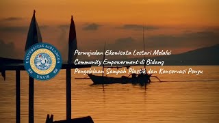 Pengelolaan Sampah Plastik & Konservasi Penyu Pulau Santen