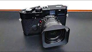 Video thumbnail for Leica MP 0.72 Black Paint and 28mm Summilux-M f/1.4 ASPH- Unboxing the Flagship Leica by S C