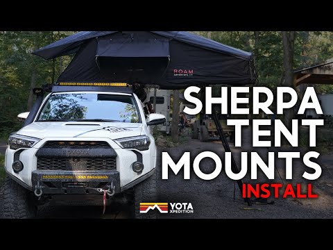 Installing A Rooftop Tent Using Sherpa Brackets On Our 4Runner