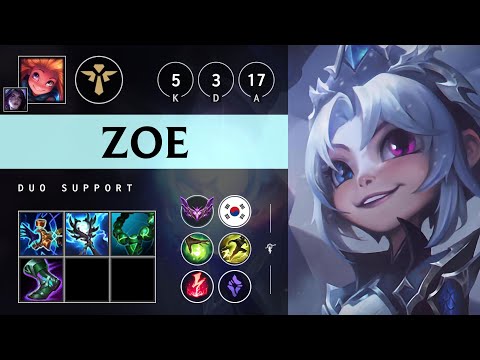 Zoe Support vs Blitzcrank - KR Master Patch 25.20