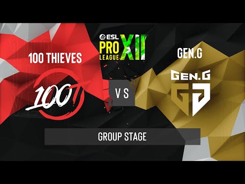 CS:GO - Gen.G vs. 100 Thieves [Nuke] Map 2 - ESL Pro League Season 12 - Group Stage - NA