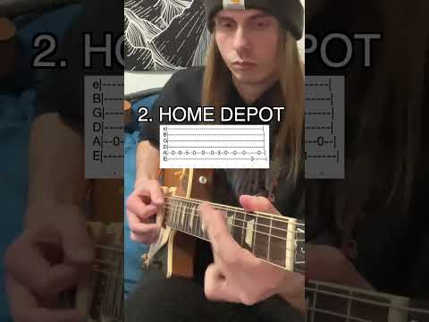 5 Brain Rot Guitar Riffs | Part 4 (With Tabs)