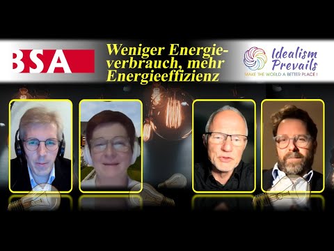 Weniger Energieverbrauch, mehr Energieeffizienz - mit S. Stagl, C. Holler, M. Böheim & R.Baake (BSA)