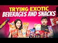 Trying Exotic Beverages And Snacks Sathyadev And Vaishali