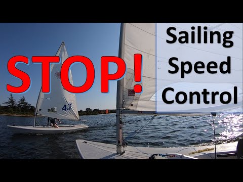 How to slow down a sail boat. Sailing speed control, heave to & lying to explained!